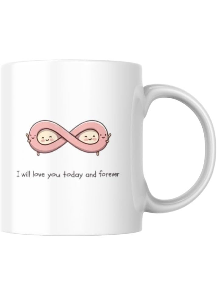 Printed Ceramic Mug, Durable Coffee Cup for Home and Office Use, Ideal for Gifting – Model EU6865CF